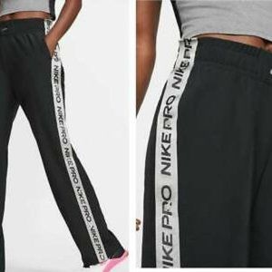 Last chance NIKE PRO Women Gray Black Pro Tear Away Pant